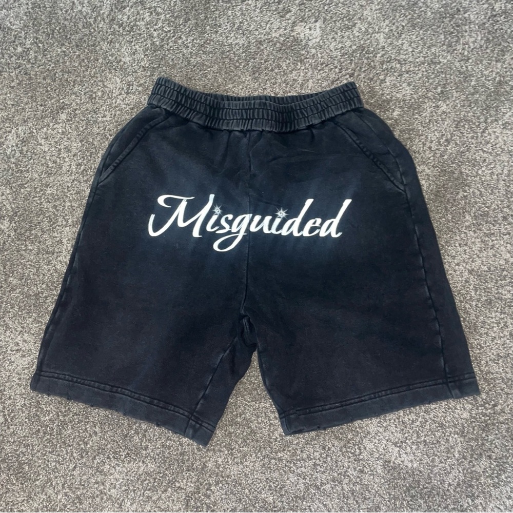 Missguided Black Athletic Men's Shorts